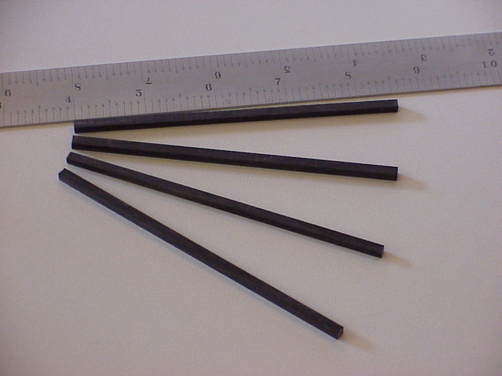 Guitar Parts Guitar Saddle Shim Strips/ Ebony