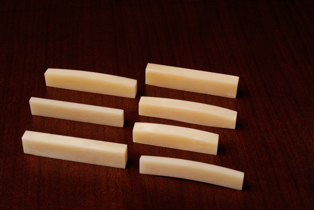 Guitar Parts Unbleached Vintage Bone Guitar Nuts
